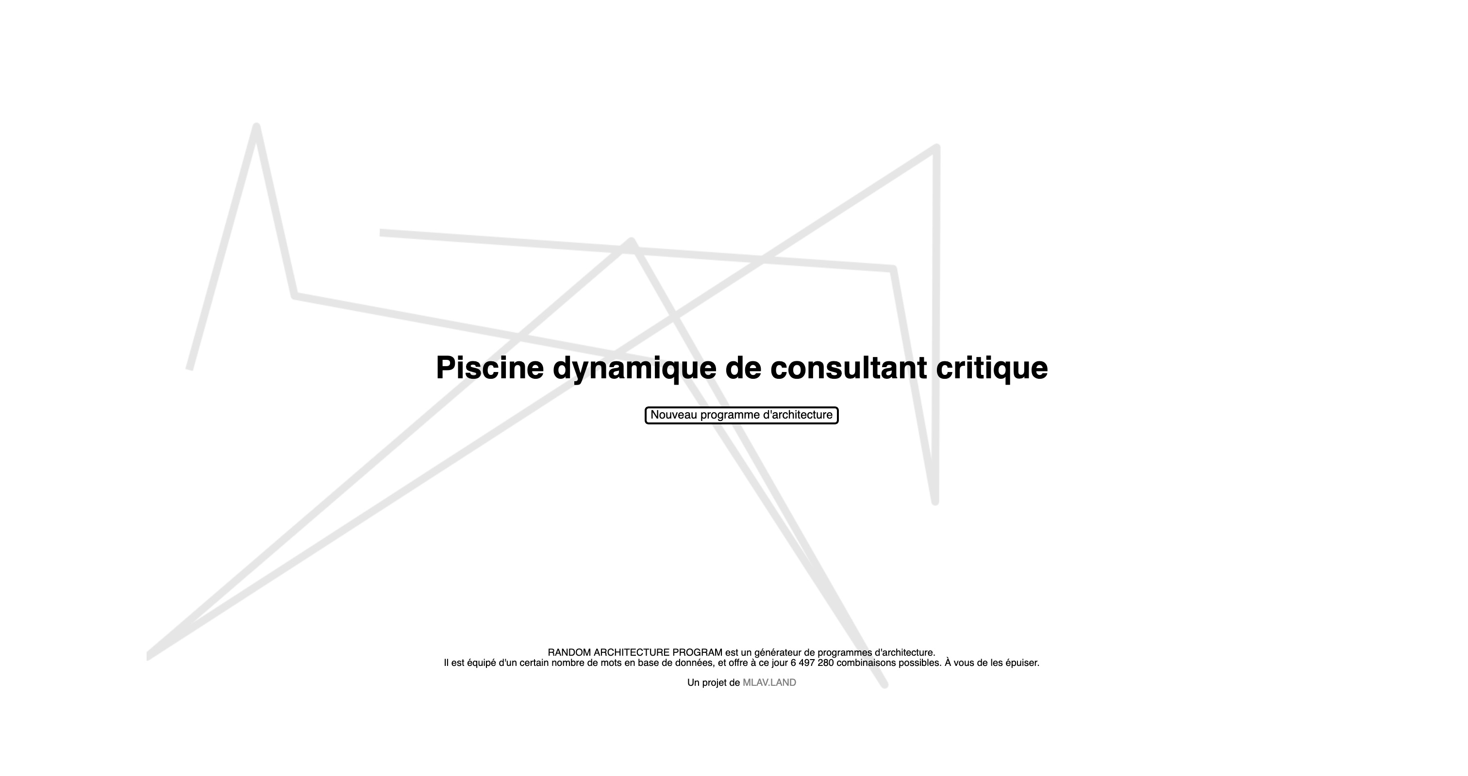 Random Architecture Program