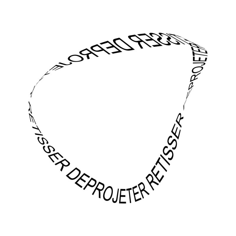 Déprojeter Retisser